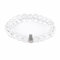 Perlenarmband Herren Weiß, Perlen für Armbänder Naturstein Ananas Perlenarmband Männer Umfang 19CM