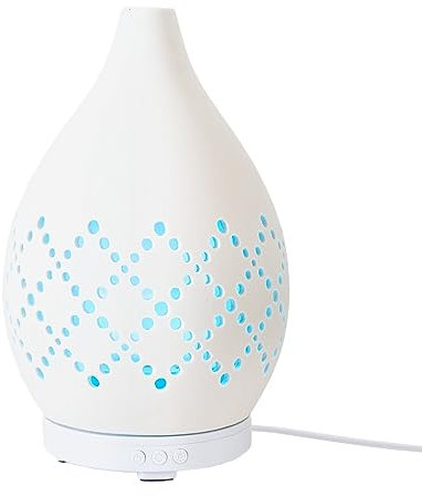 Candle-Brothers elektrischer Aroma Diffusor für ätherische Öle | Luftbefeuchter Für Zuhause | Aroma Diffuser | 150ml Wassertank | Aromatherapie für Yoga