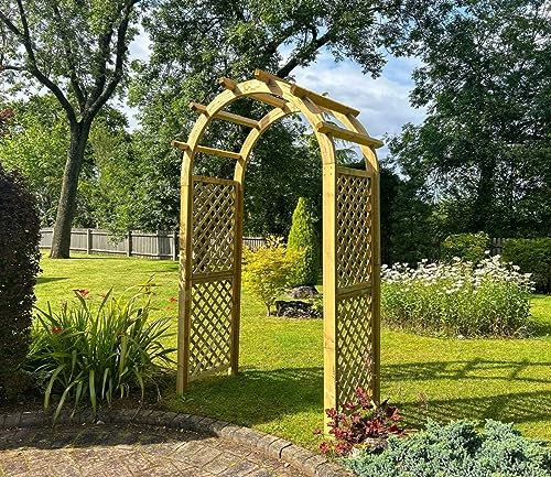 Traditional Round Top Garden Arch