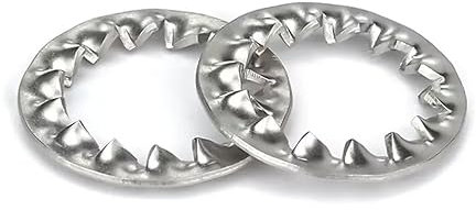 SYDARSYN Rondella di Sicurezza Dentata Interne Acciaio Inox Rondelle di Bloccaggio a Stella M12 (30 Pezzi)