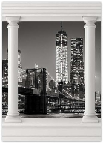 Wandsticker Dekor Foto Aufkleber 50x70cm New York Manhattan Bridge No.H1683M_WINS1H