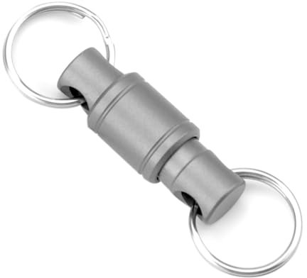 HENGBIRD Edc Gear SchlüSselring, Edc Tool SchlüSselring Karabiner SchlüSselanhäNger mit Drehgelenk Titan SchlüSselring SchlüSselanhäNger mit Karabiner SchlüSselorganizer Karabiner Keyring Key Chains