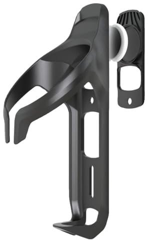 QILTON Bike Water Bottle Cage for AirTag, Cycling Bicycle Water Bottle Case, Lightweight Black Plastic Holder
