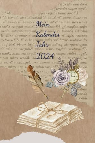 Mein Kalender - Jahr 2024: Taschenkalender