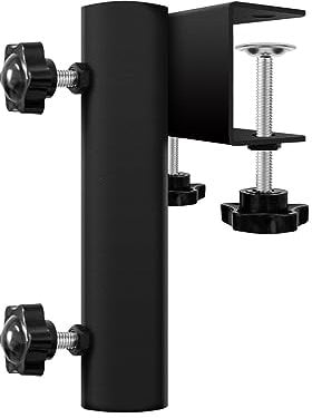 BSWAN Fahnenmast-Halterung, Geländer-Fahnenmast-Halterung, Sonnenschirmhalterung, LKW, Bett, Fahnenmasthalterung, universal, robuster Fahnenmasthalter, ohne Bohren