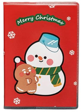 YOUNAFEN Weihnachts-Notizbücher, liniertes Papier, kleine Notizblöcke, Taschen-Schreibblock für Schüler, Kinder, Mädchen und Jungen, Schreiben, Tagebuch, Weihnachts-Notizbücher für Kinder,