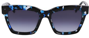 DKNY Brille Größe 53 mm Sapphire Tortoise, Eye SIZE: 53 BRIDGE: 18 Horizontal MEASUREMENT: 53 Vertical MEASUREMENT: 39 5
