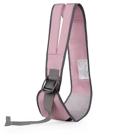 Tragbare Babytrage,Babytrage Kleinkindtrage,Gepolsterte Schultergurte, abytrage für Neugeborene ab Geburt,Verstellbare Baby Trage,Geeignet Für Babys Von 3 Bis 36 Monaten (pink)