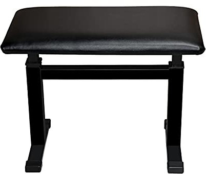 GZSLKSCD Klavierbank aus Leder, verstellbare Klavierbank mit automatischer Anhebung, I-förmige Klavierbank mit PU-Lederpolster und PVC-Anti-Rutsch-Polster (A)