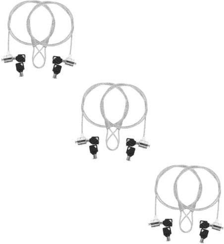 CONGARTENO 6sets Serratura Per Laptop Portatile Per Notebook Facile Usare e Resistente Protezione e