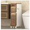 Schmaler Badezimmer-Bodenschrank, schlanker Toilettenpapier-Aufbewahrungsschrank mit großem Fassungsvermögen und Rollen, hoher, schlanker, vertikaler Aufbewahrungseinheits-Organizer for Schlafzimmer u