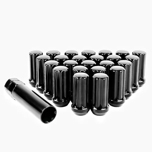 M14x1.5 Spline Lug Nuts 24 Pcs Closed end with 1 Socket Key