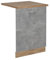 Vicco Coperchio per lavastoviglie R-Line, Calcestruzzo, 60 cm, PL Rovere