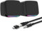 INGONEON Small Computer Speakers for Desktop PC,Desktop Speakers,Colorful RGB Lights Small Computer Speaker USB Powered 3.5mm Aux Mini Speaker with Lights for PC,Laptop,Tablet