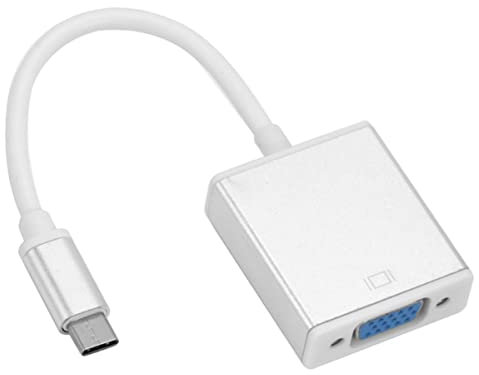 KONTONTY Usb c to Vga Adapter Cable Full Hd Type-c Male to Female for Pro Monitor Projector No Driver Needed