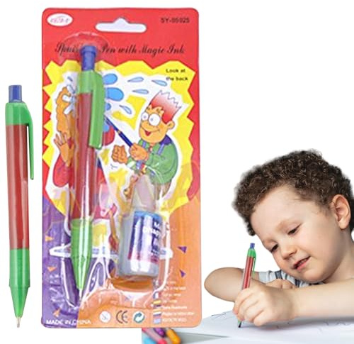 Yhsioaklo Praktischer Wasser-Sprühstift | Anti-Stress-Spielzeug, das Wasser spritzt – lustiges Gadget für Familien Freunde Frauen und Jugendliche