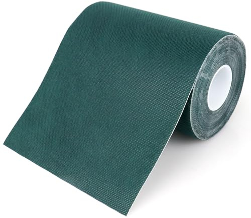 BOMEI PACK Klebeband für Kunstrasen, 15 cm x 10 m, selbstklebendes Verbindungsband für Rasen, zur Befestigung von Rasenteppichen, grün