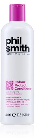 Phil Smith Professional Colour Protect Conditioner - Colour Protect Conditioner for Colour Treated Hair, Enhances Shine, Softness & Vibrancy - 400ml