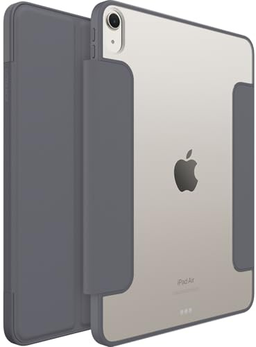 Otterbox Funda Symmetry Folio para iPad Air 11 Pulgades (M2), Gris | Para iPad Air 11 (2024), A prueba de Caídas y Golpes, con Tapa Folio, Testeada con los Estándares Militares