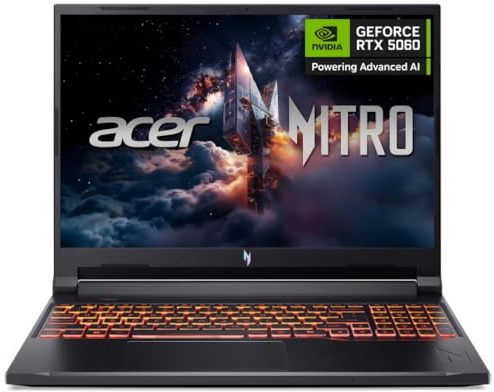 Acer Nitro V16 AI AMD Ryzen 7 16GB RAM 1TB SSD GeForce RTX 5060 16 W11 Laptop