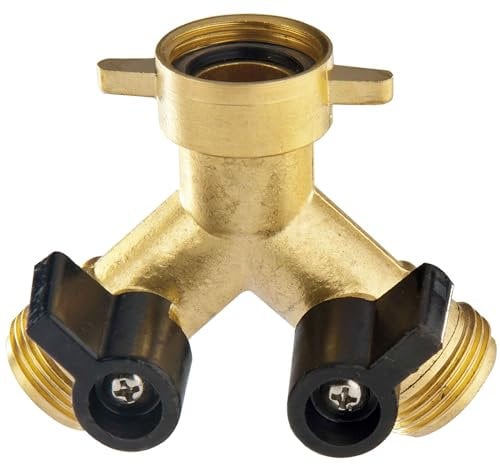 Provence Outillage 02897 T-Stück Abzweigdosen zum Schrauben, Messing gold
