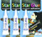 3packs of Star Eyelash Glue for Strip Lashes (Dark) 7g (1/4oz) by Star