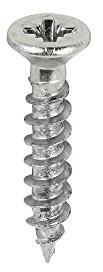 TIMCO PZ1 NKL Classic Hinge Screws - 3.0 x 16 - Nickel Plated - Box of 200