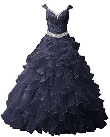 Dresstells, Robe de soirée Robe de cérémonie Robe Quinceanera Organza Forme Marquise Longueur Ras du Sol, Rose34