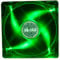 Akasa 120mm Quiet Bright Green Fan | Green LED Case Fan | 120cm | For PC, Heatsink, CPU Cooling, Ventilation | AK-274CG-4GNS