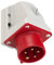 Prise murale mâle CEE 16 A 5 pôles PCE 515-6 400 V rouge 1 pc(s)