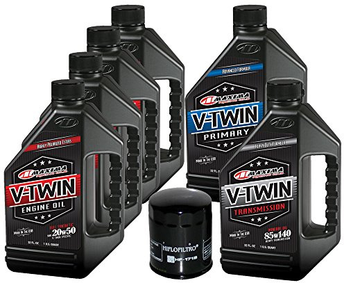 maximahiflofiltro vttock12 komplett Motor, Change Kit für Zwei-Full Synthetik Harley Davidson Twin Cam, 6 Quart