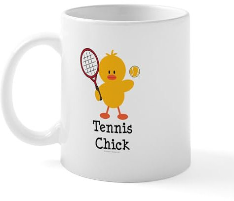 CafePress Tennis Chick Mug 11 oz (325 ml) Ceramic Coffee Mug