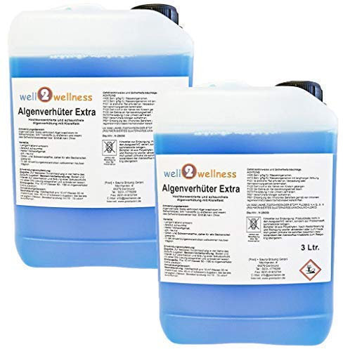well2wellness® Algenvernichter EXTRA in 10 verschiedenen Gebinden (6,0 l (2 x 3,0 l))