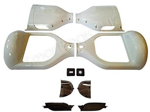6,5 Hoverboard Kunststoff Chrom und Design Shell - Swegway Shell 6,5 Zoll Rahmen 2 Rad Smart Balance Scooter Plastics (STANDARD WEIß)