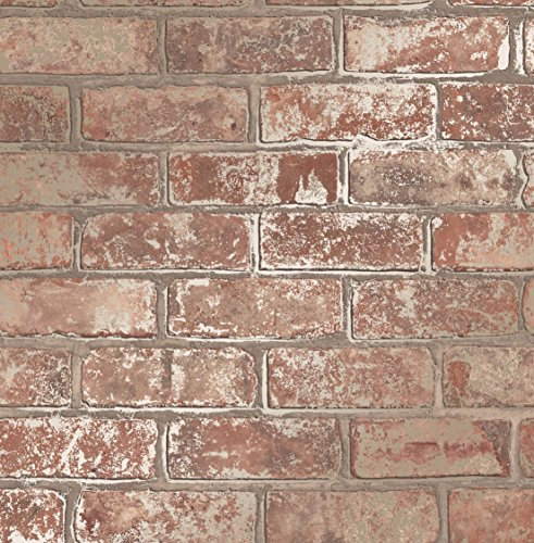 Fine Décor FD41954 Loft Brick Wallpaper, Natural