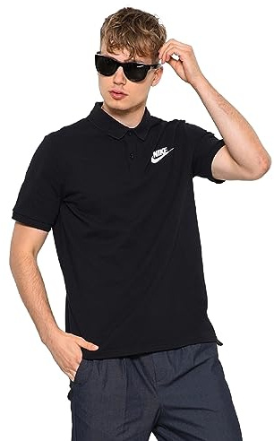 Nike Herren Poloshirt Matchup PQ, Black/White, XL, 909746-010