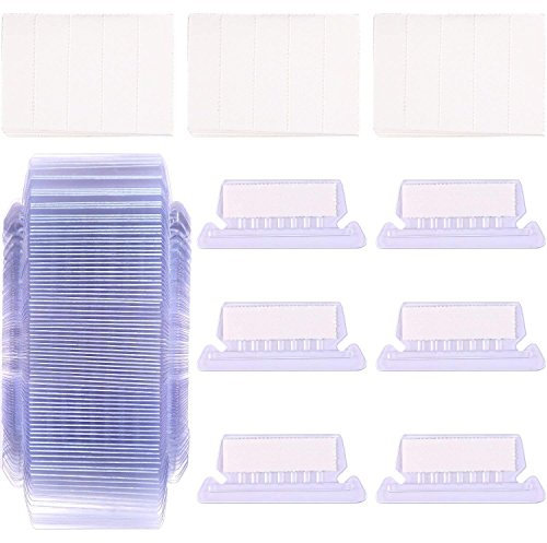 120 Sets Hanging Folder Tabs and Inserts for Quick Identification of Hanging Files 2 inch Hanging File Inserts
