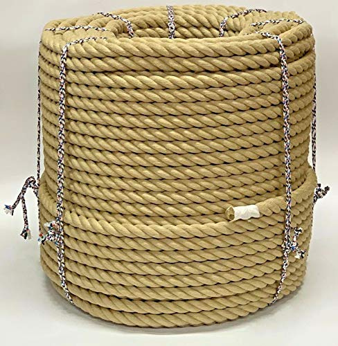 32mm Synthetic Polyhemp Decking Rope x 60 Metres. Cheap Rope for Decking Garden & Boating