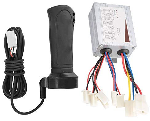 Bnineteenteam Motor Brushed Speed Controller & Gasgriff für Elektroroller Dreirad 500W 24V 36V 48V(24V)