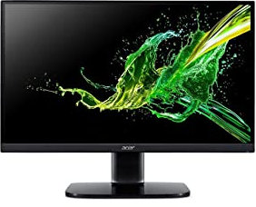 Acer KA242Ybi - Monitor de 23,8 Full HD 75 Hz (60,5 cm, 1920x1080, Pantalla IPS LED, ZeroFrame y FreeSync, 250 nits, Tiempo de Respuesta 1ms, Conector VGA) - Color Negro
