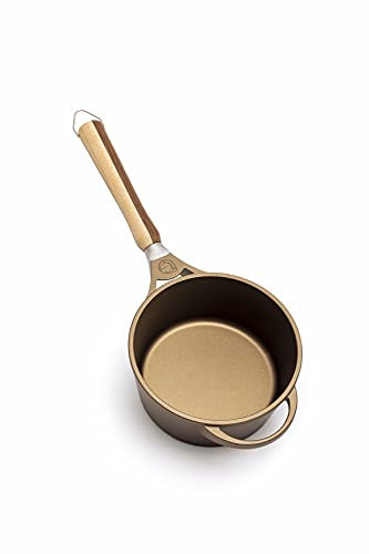 Luchetti K360 Casseruola Antiaderente in Alluminio 20 Cm con Manico Removibile - Made in Italy -Casseruola Professionale in Alluminio Presso Fuso Antiaderente Utilizzabile Anche in Forno.