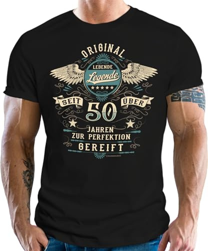 Geschenk T-Shirt zum 50. Geburtstag - Lebende Legende