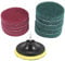 Jcevium 11Pcs Power Scrubber Brush Set Polishing Pad for Drill Powered Brush Tile Scrubber Scouring Pads Cleaning Tool