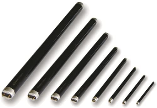 CLAR - Luce nera ultravioletta, luce da discoteca, lampada UV, lampadine di illuminazione ultravioletta, luci al neon, tubi UV fluorescenti (8 Watts T5, Pack 1)