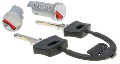 2EXTREME Jeu de serrures de Direction 2 cylindres Compatible avec Piaggio Zip, TPH, NRG, SKR, Free, Sfera, Vespa PX