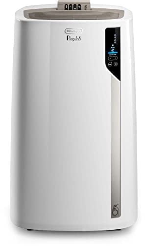 De’Longhi PAC EL110 ERF Bluetooth Wifi Silent Portable Air Conditioner 11,000 BTU 110m3 A Energy Efficient 24hr Timer & Thermostat 0151462012