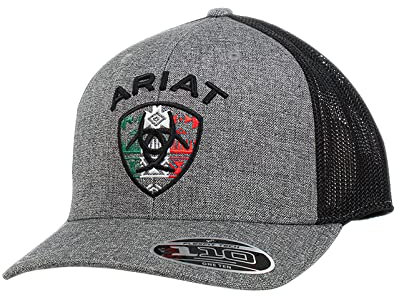 ARIAT Men's Flexfit 110 Mexico Logo Snapback, Grey