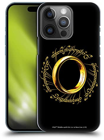 Head Case Designs Officially Licensed The Lord Of The Rings The Fellowship Of The Ring One Ring Graphics Hard Back Case Compatible With Apple iPhone 14 Pro