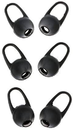 3 Paar Ersatz-Silikon-Ohrstöpsel, Headset, kabelgebunden, Eargel-Kopfhörer für 90 % In-Ear-Ohrstöpsel, Ohrpolster, weicher Schwamm, Kopfhörer, Vlies-Ohrenschützer