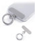 Project-cb Handy Handykette Pads 1,Federring Verschluss 1,Metall Pads,Universeller Handytrageband Pads ohne Klebstoff,Langlebige stabil Pads,Handy Lanyard Pads (Silber)